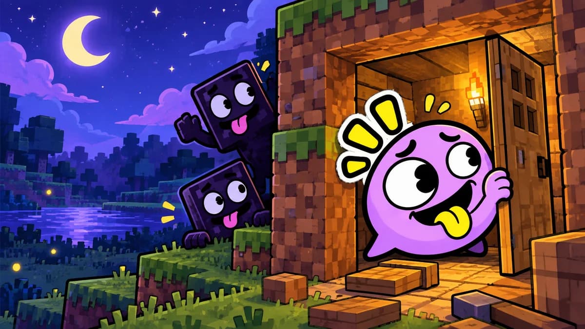 Minecraft: would you survive the first night?
