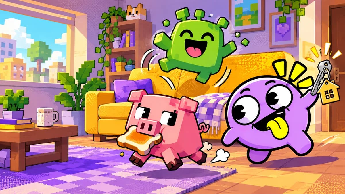 Minecraft: which mob would be your roommate?