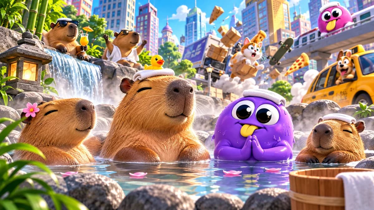 Which capybara are you when the world goes crazy?