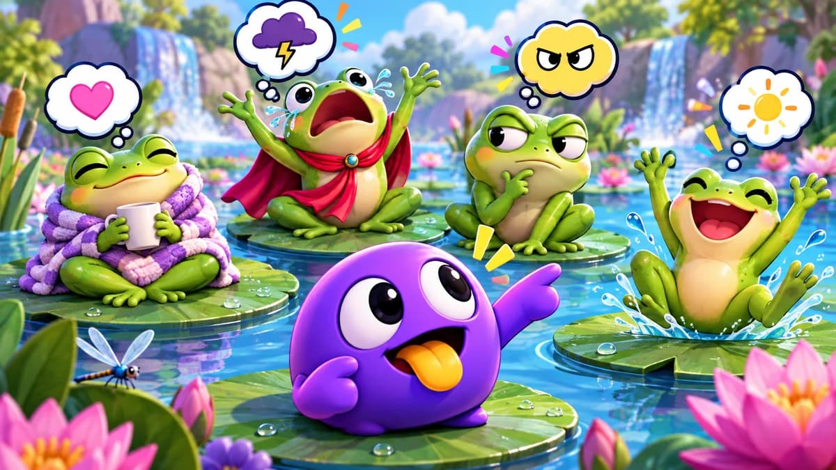 Which meme frog guards your mood?