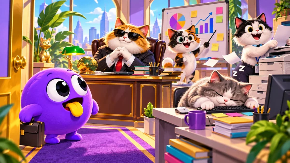 Which cat runs your imaginary office?