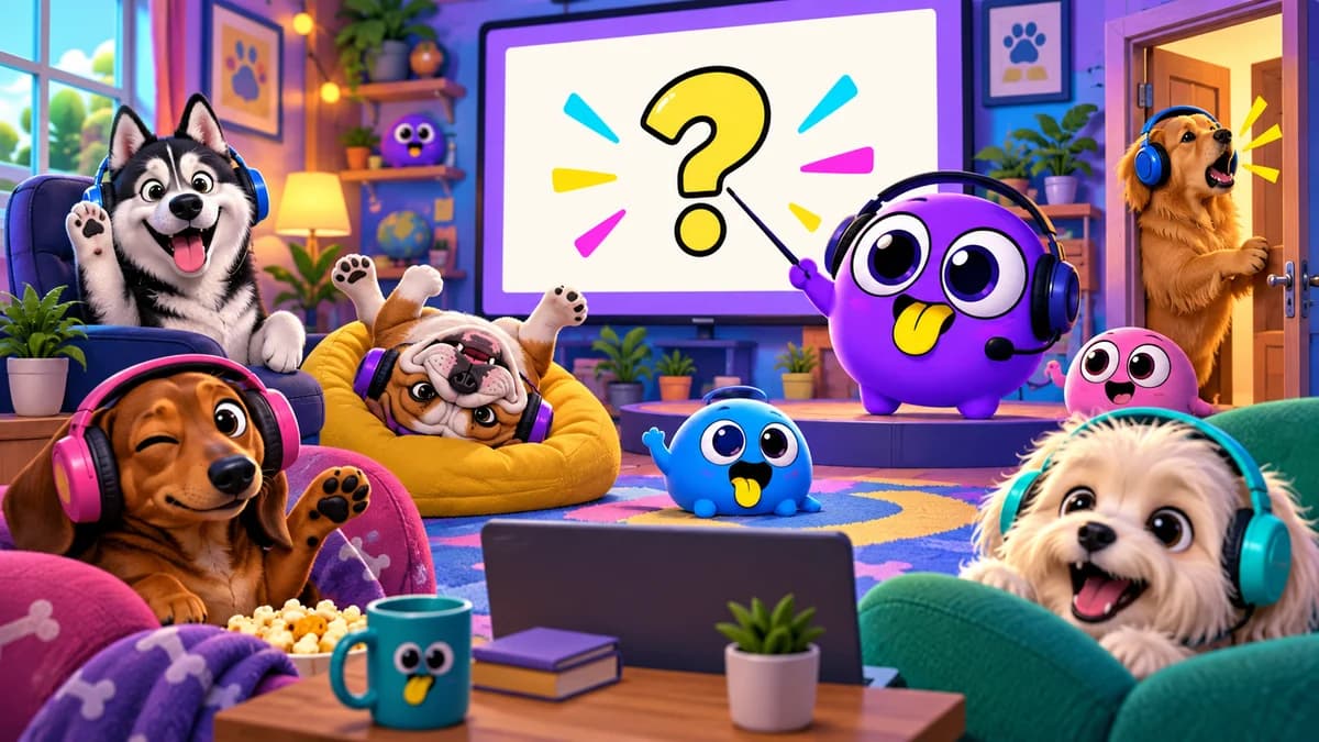 What kind of dog would you be during a video call?