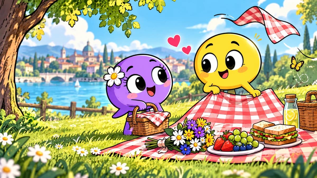 Which romantic-comedy picnic would you plan?